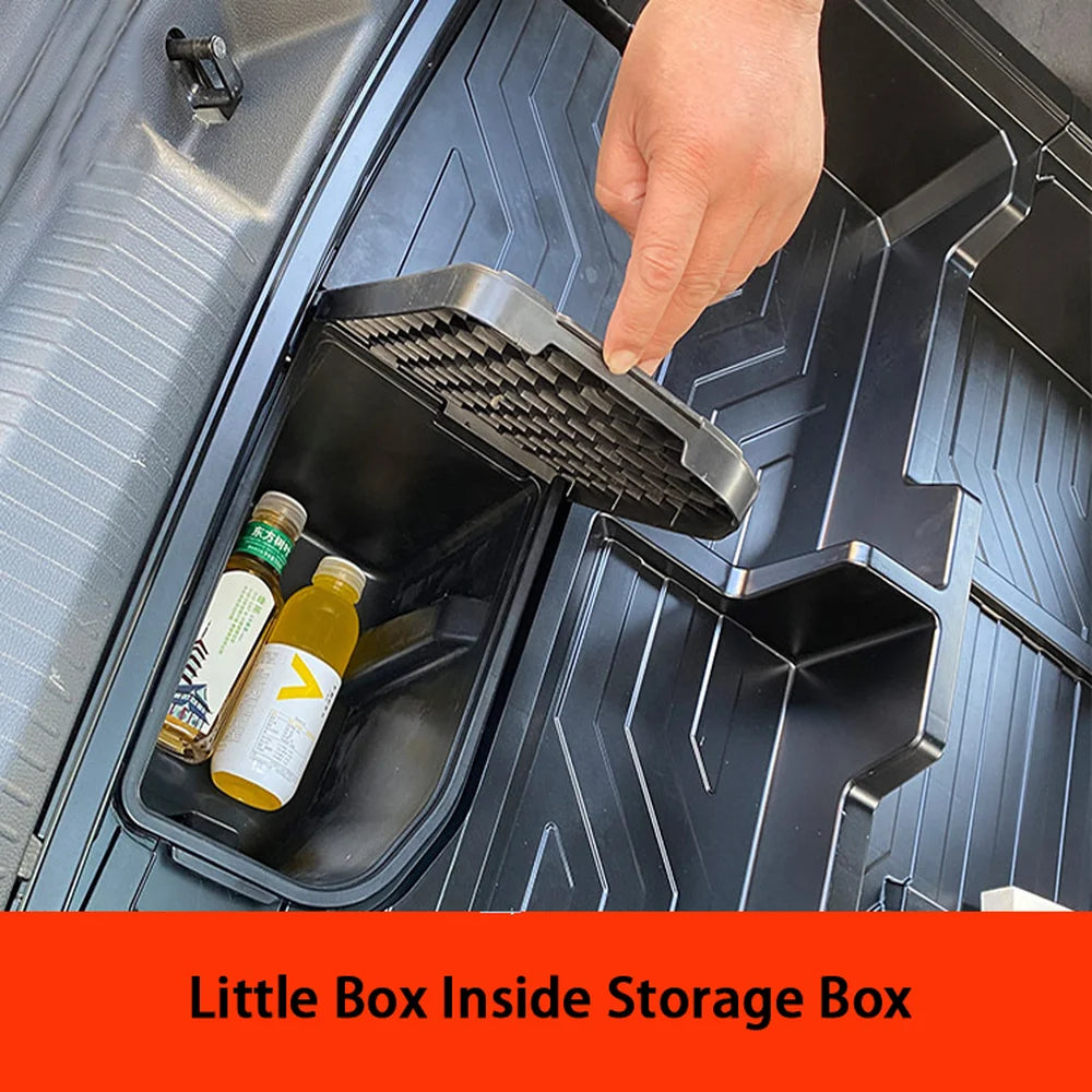 Plastic Rear Trunk Interior Storage Box For VW ID.4 2020+ - Evooor