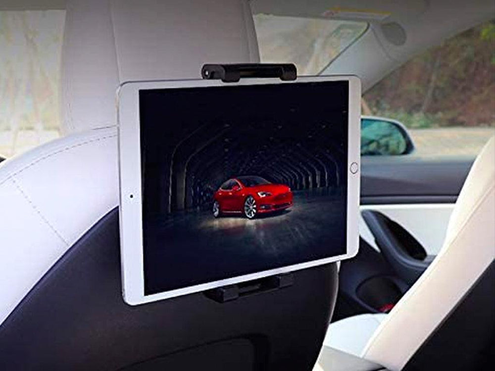 Tesla Model 3/Y Back Seat Pad & Phone Mount (360 Degree Tablet Support) - Evooor