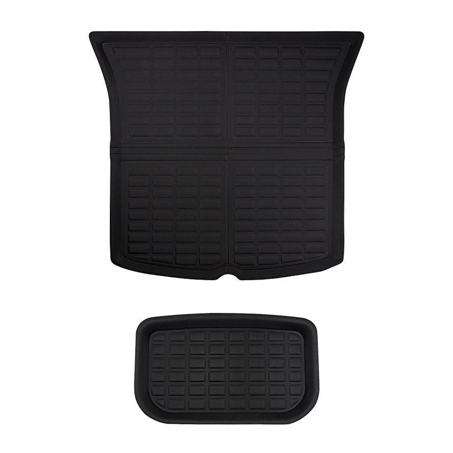 Custom-Fit Floor Mats And Liners 3D Lamination Cutting All-Weather For Tesla Model Y (2020-2024) - Evooor