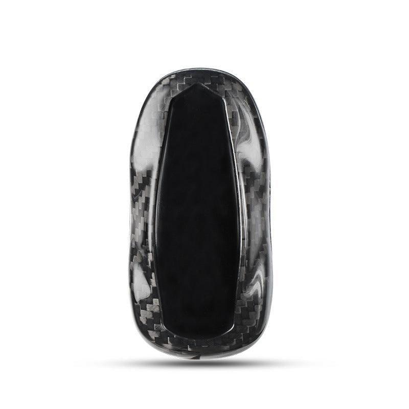 Model 3/Y/S [Real Carbon Fiber] Key Fob Cover, Key Fob Holder for Tesla(2012-2023) - Evooor