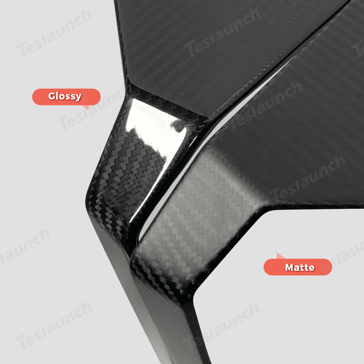 [Real Carbon Fiber] Rear Screen Frame Cover for Cybertruck - Evooor