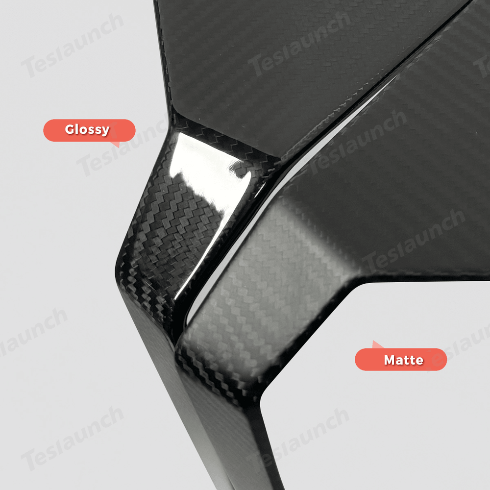 [Real Carbon Fiber] Rear Screen Frame Cover for Cybertruck - Evooor