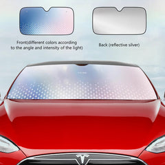 Tesla  Reversible Windshield Sun Visor Sunshade- Fits  Model  3/Y/X/S