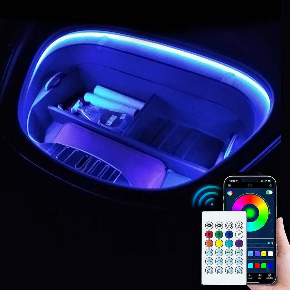 Brighten Your Tesla Frunk with Model 3/Y LED Light Strip and Remote App Control - Evooor