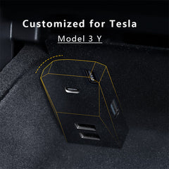 Model 3/Y Glove Box USB Hub For Tesla(2021-2023)