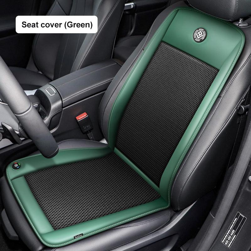 Tesla 12V Automotive Cooling Seat Pad Breathable Chair Cushions Car Seat Cover - Evooor