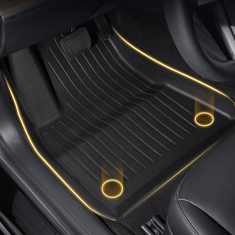 2021-2023 Model 3 Floor Mat Trunk Mat Cargo Liner All-Weather TPE Material for Tesla - Evooor