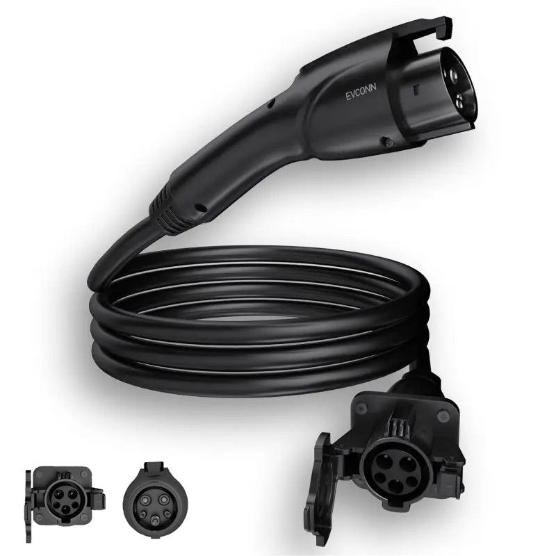 SAE J1772 Type 1 EV Charger Extension Cord - Universal Compatibility for Electric Vehicle Charging - Evooor