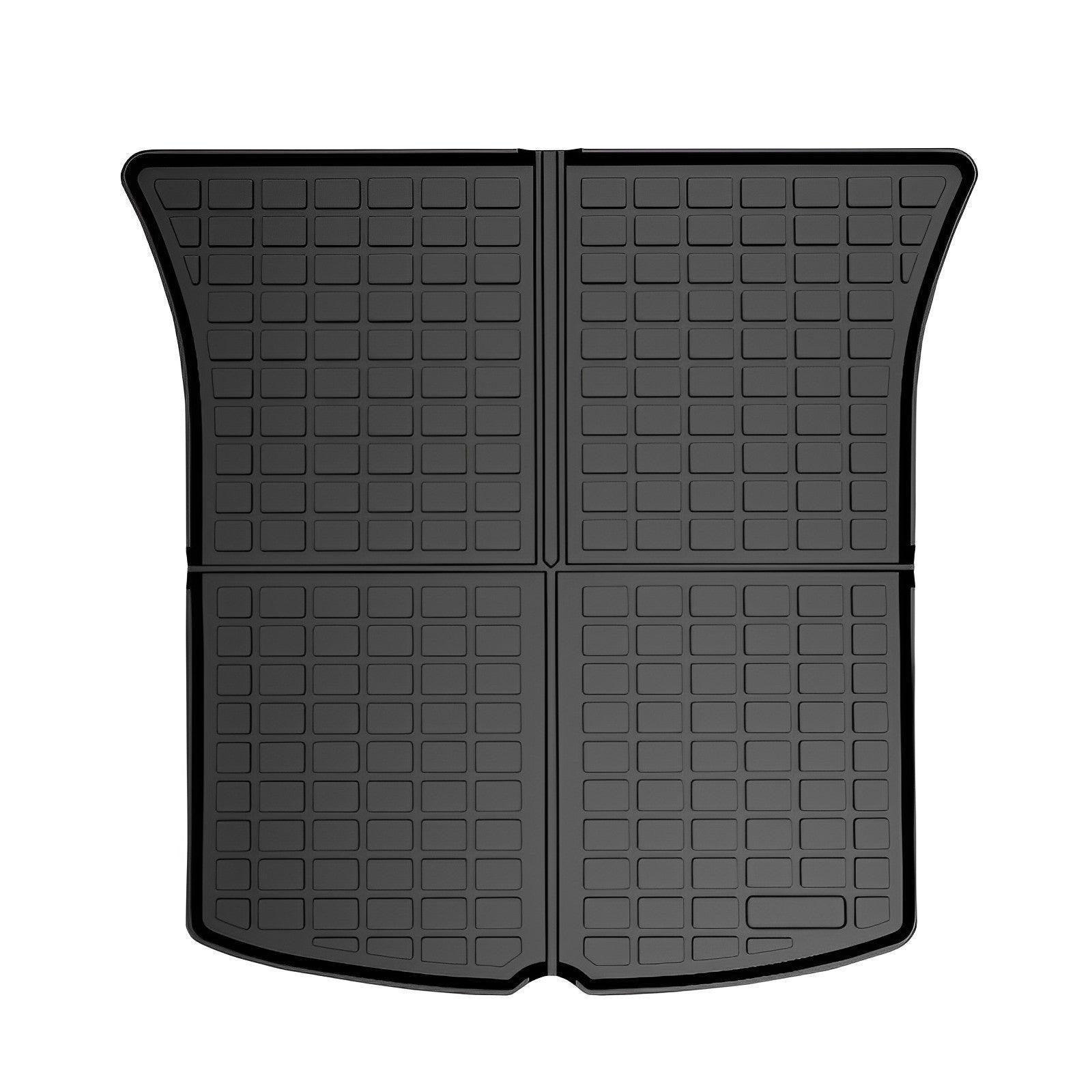 Tesla Model Y All-Weather Floor Mats Full Set Trunk Mat Cargo Mat Frunk Cargo Liner (2020-2023) - Evooor