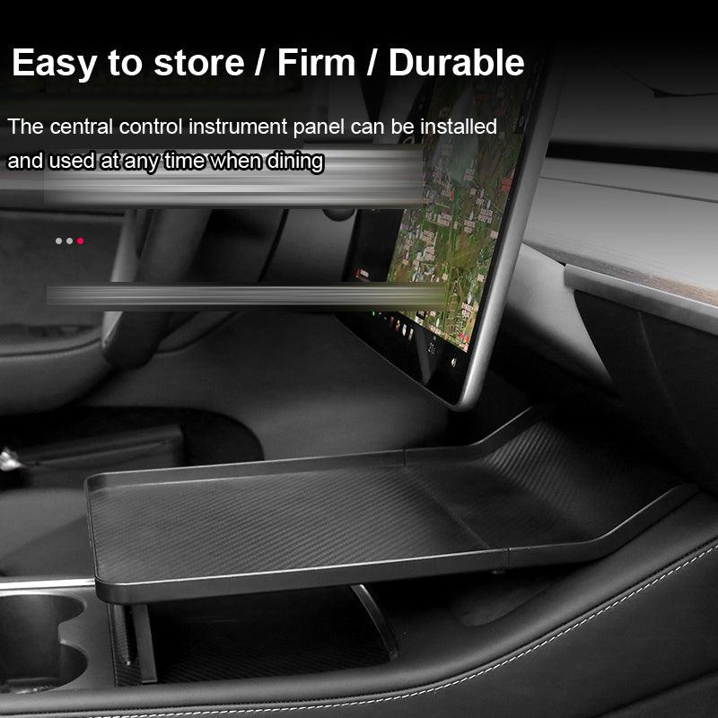 Model 3 Simple dining plate central control Desk Table For Tesla(2021-2022) - Evooor