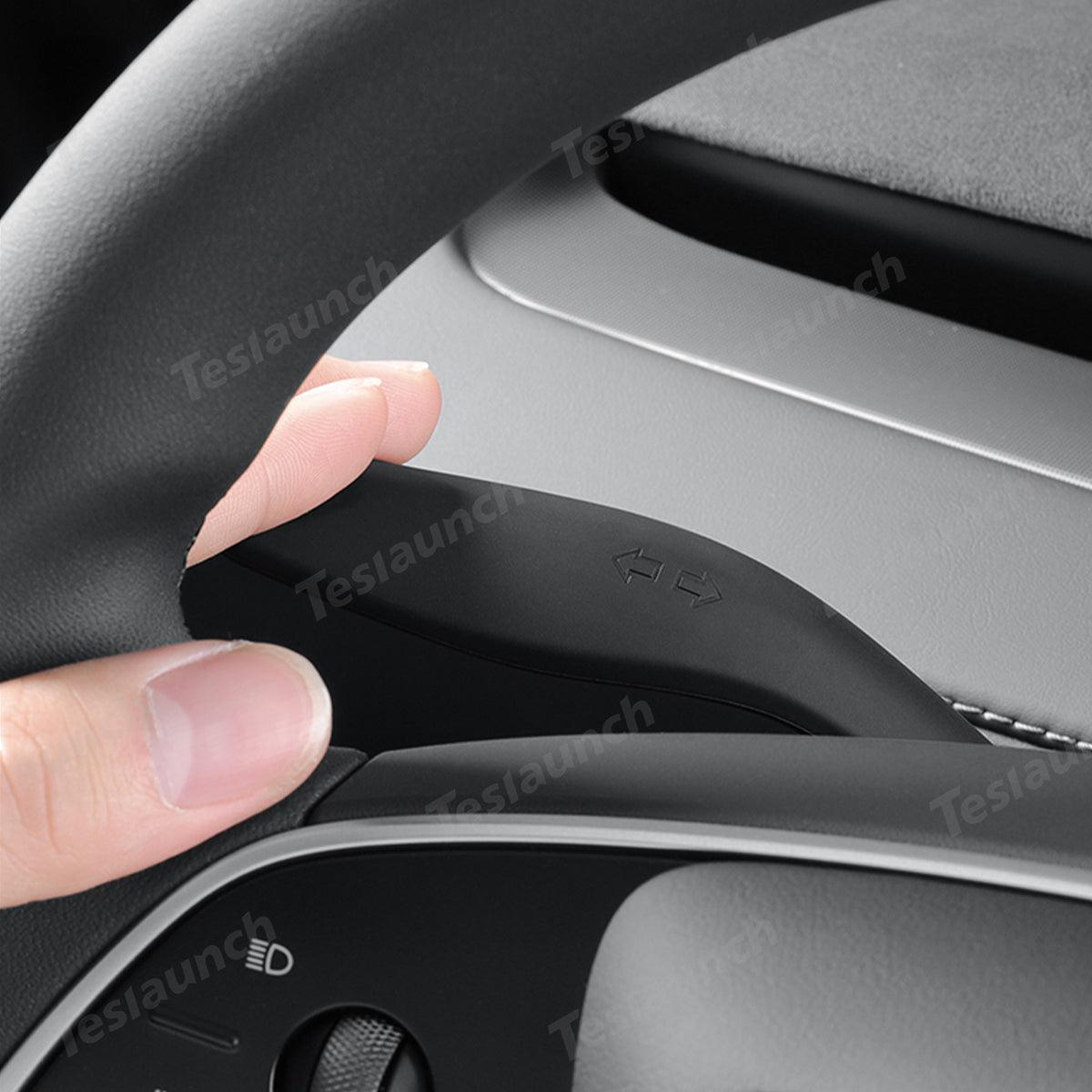 Silicone Turn Signal Stalk Cover for Tesla Model Y Juniper 2025+ (1 Pc) - Evooor