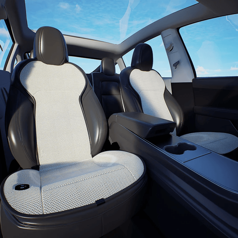 Breathable Ice Silk Seat Pad with Cooling Technology for Tesla Model 3/Y - Evooor