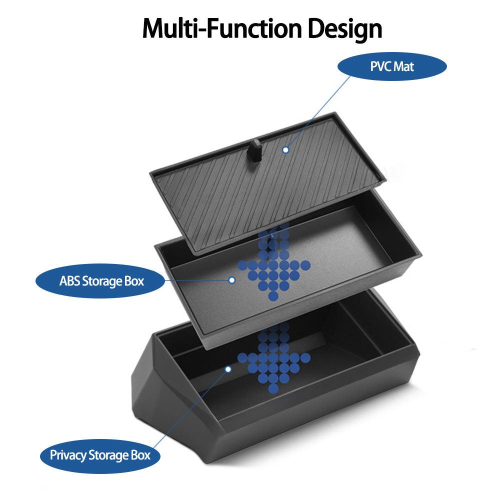 Cybertruck Center Console Behind-Screen Storage Box (Set of 2) - Evooor
