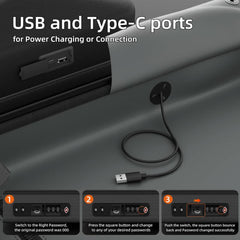 Secure Travel Bag with Easy Access Charging Port for Starlink Mini Devices - Evooor