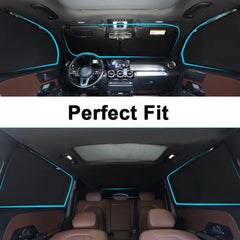 Cortinas parasol de privacidad y aislamiento térmico para camping para VW ID.4 2021-2025