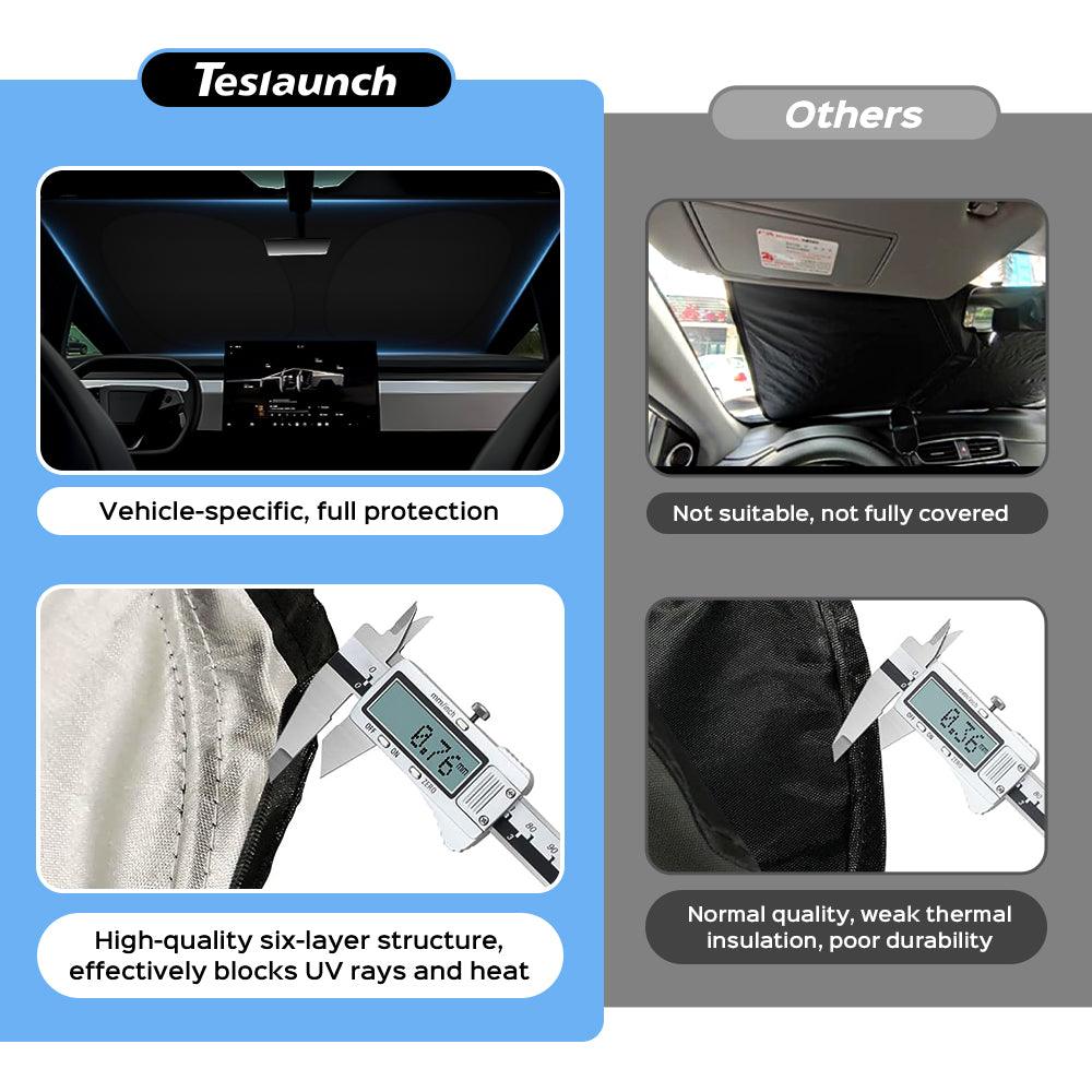 Front Windshield Sunshade Sun Visor for Cybertruck - Evooor