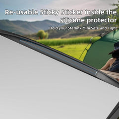 Durable Silicone Cover for Starlink Mini Satellite Dish - Weatherproof Protection - Evooor