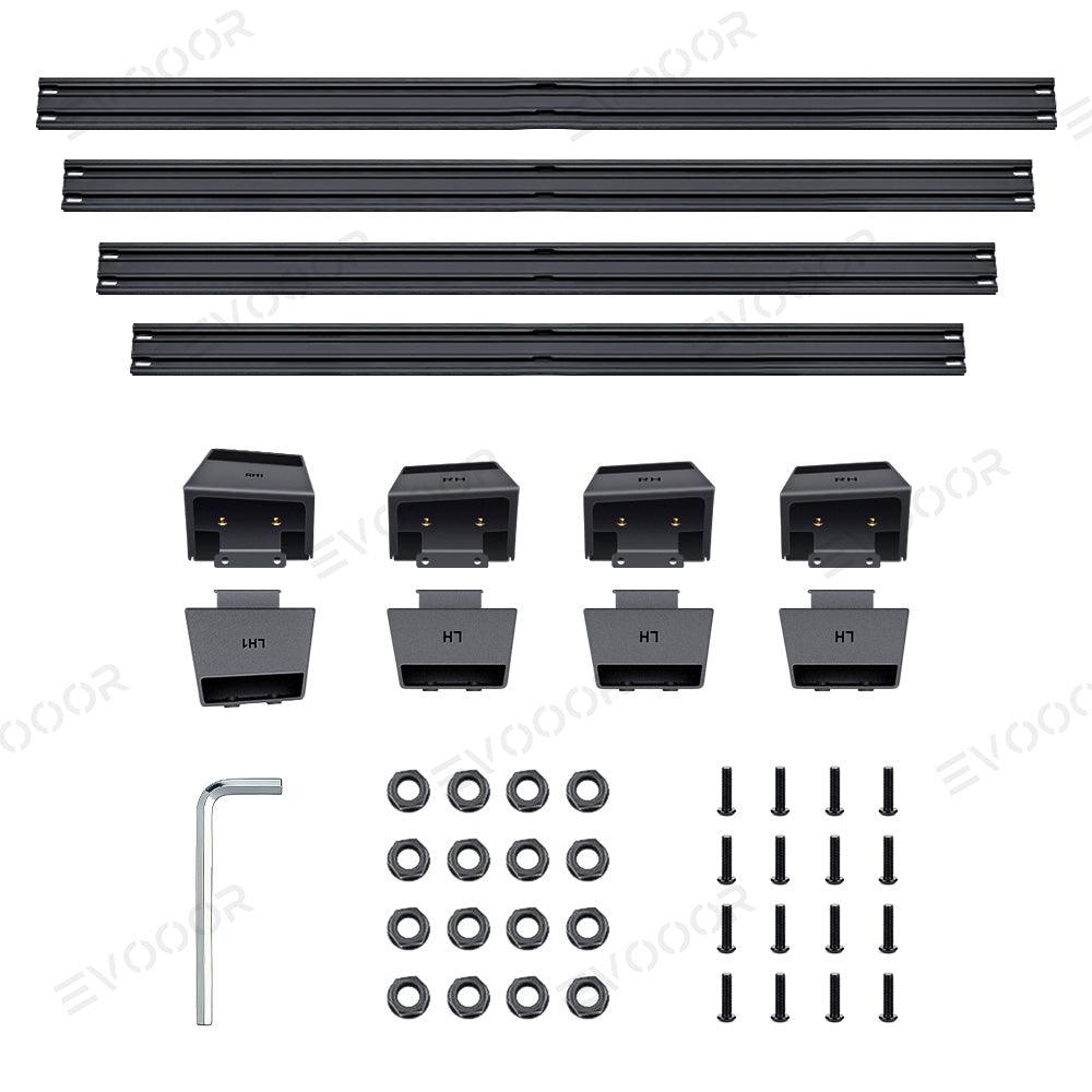 Aluminum Roof Rack Cargo Crossbars for Cybertruck (Set of 4) - Evooor