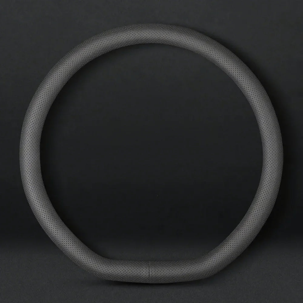 Nappa Leather D-Shaped Anti-Slip Steering Wheel Cover For VW ID.3 2025