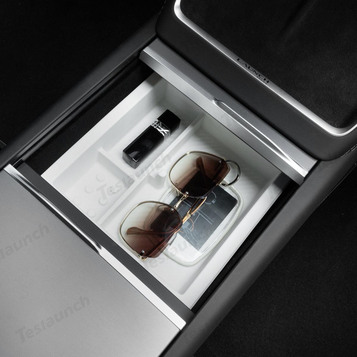 Multi-Functional Center Console Organizer for Tesla Model Y Juniper 2025+ - Evooor