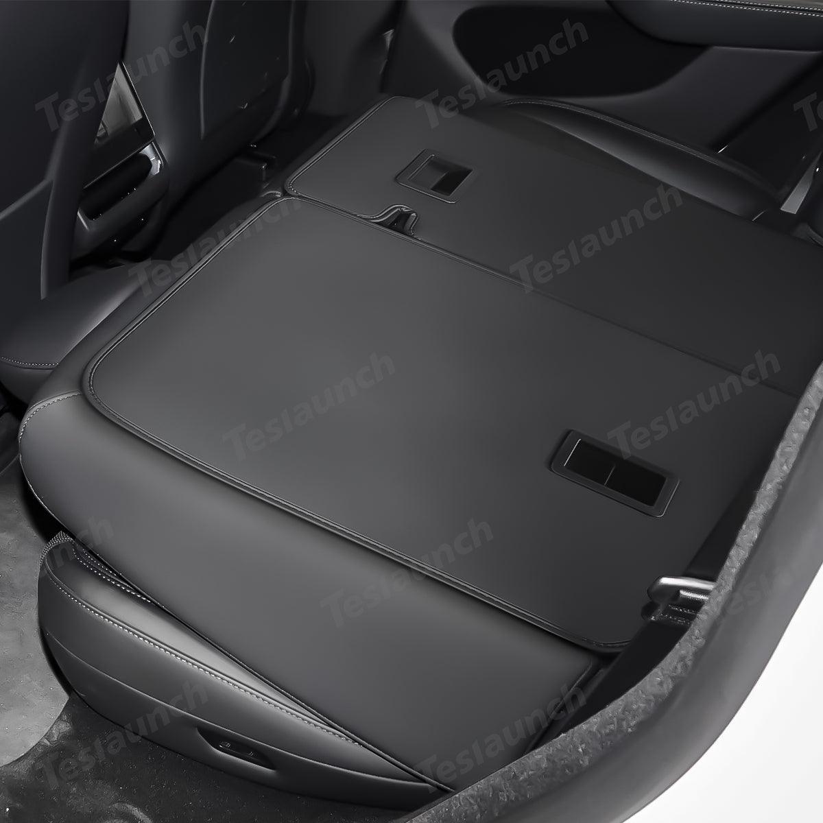 Nappa Leather Rear Seat Back Protector for Tesla Model Y Juniper 2025+ - Evooor