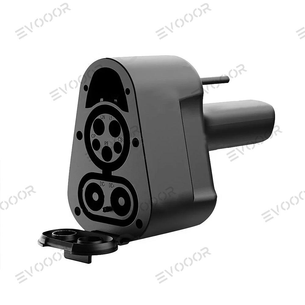 Cybertruck CCS1 x J1772 to Tesla(NACS) Fast Charging Adapter for Tesla Model 3/Y/S/X/Cybertruck - Evooor
