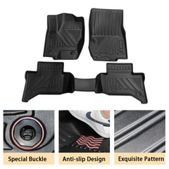 All-Weather TPE Floor Mats & Cargo Liner for 2024 Toyota Land Cruiser LC250/J250