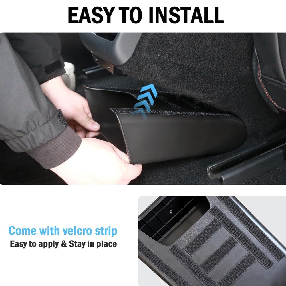 Car Garbage Bin and Organizer for Tesla Model 3 - Magnetic Backseat Storage Solution - Evooor