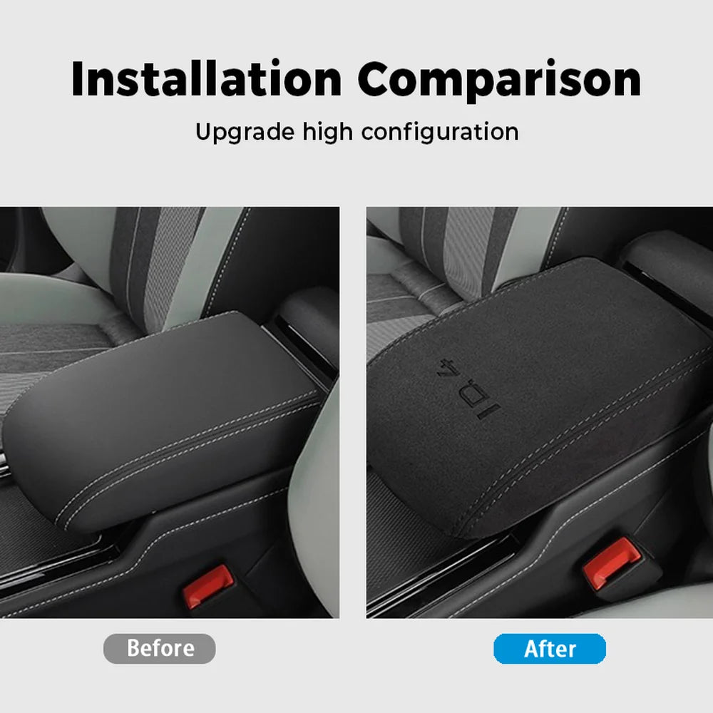Leather Armrest Cover For VW ID.4 2021-2025 - Evooor