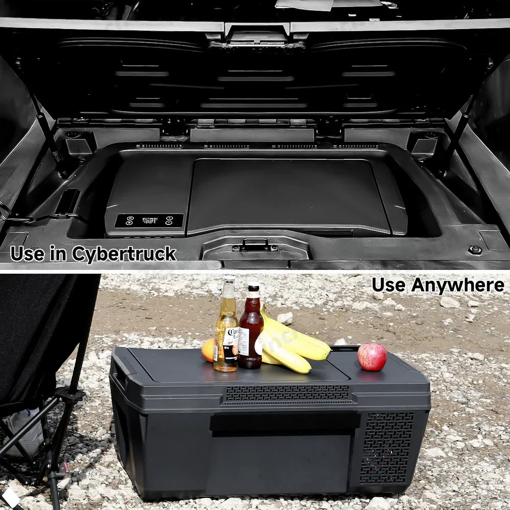 25L Portable Rear Trunk Cooler for Tesla Cybertruck - Compact Electronic Cooling System - Evooor