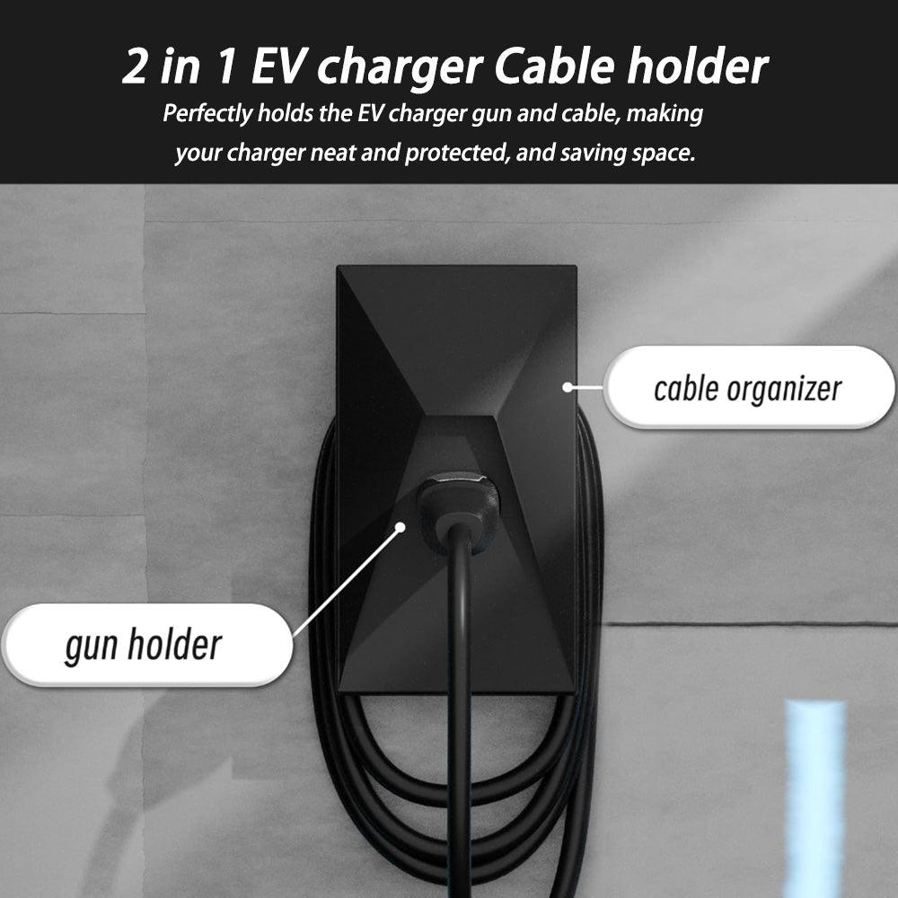 Waterproof Car Charger Storage Organizer Compatible with Tesla Models 3/Y/S/X - Cybertruck-Inspired Design - Evooor
