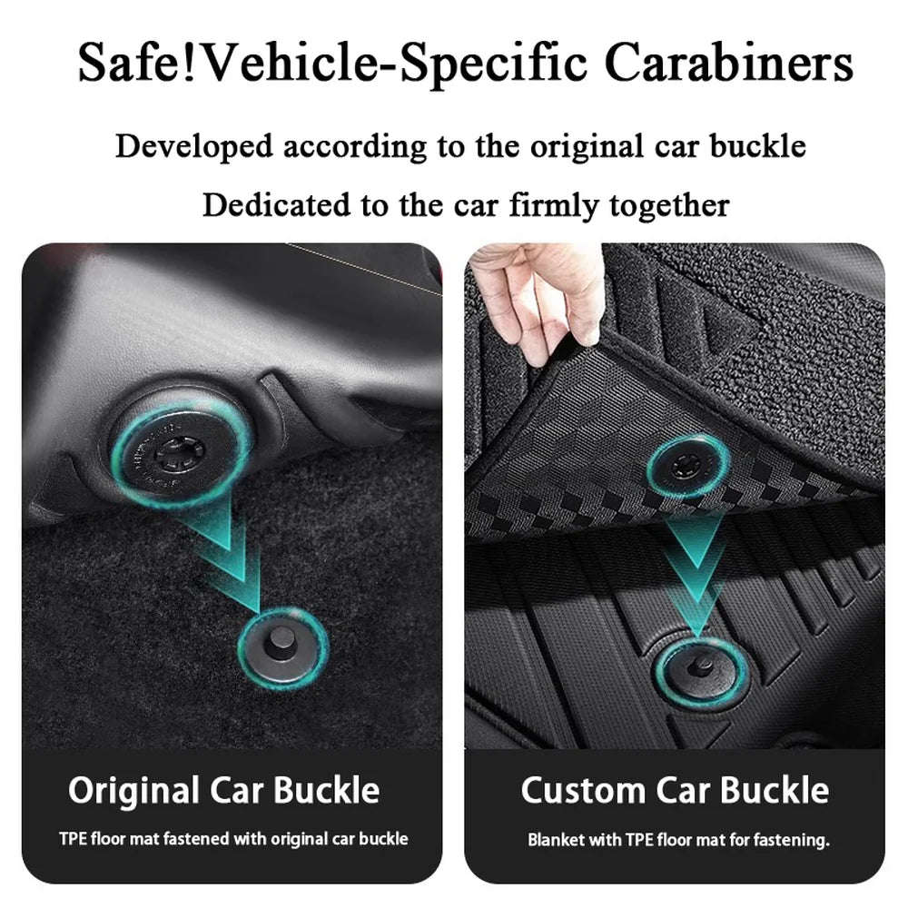 TPE Rear Trunk Mat For VW ID.4 2021-2025 - Evooor