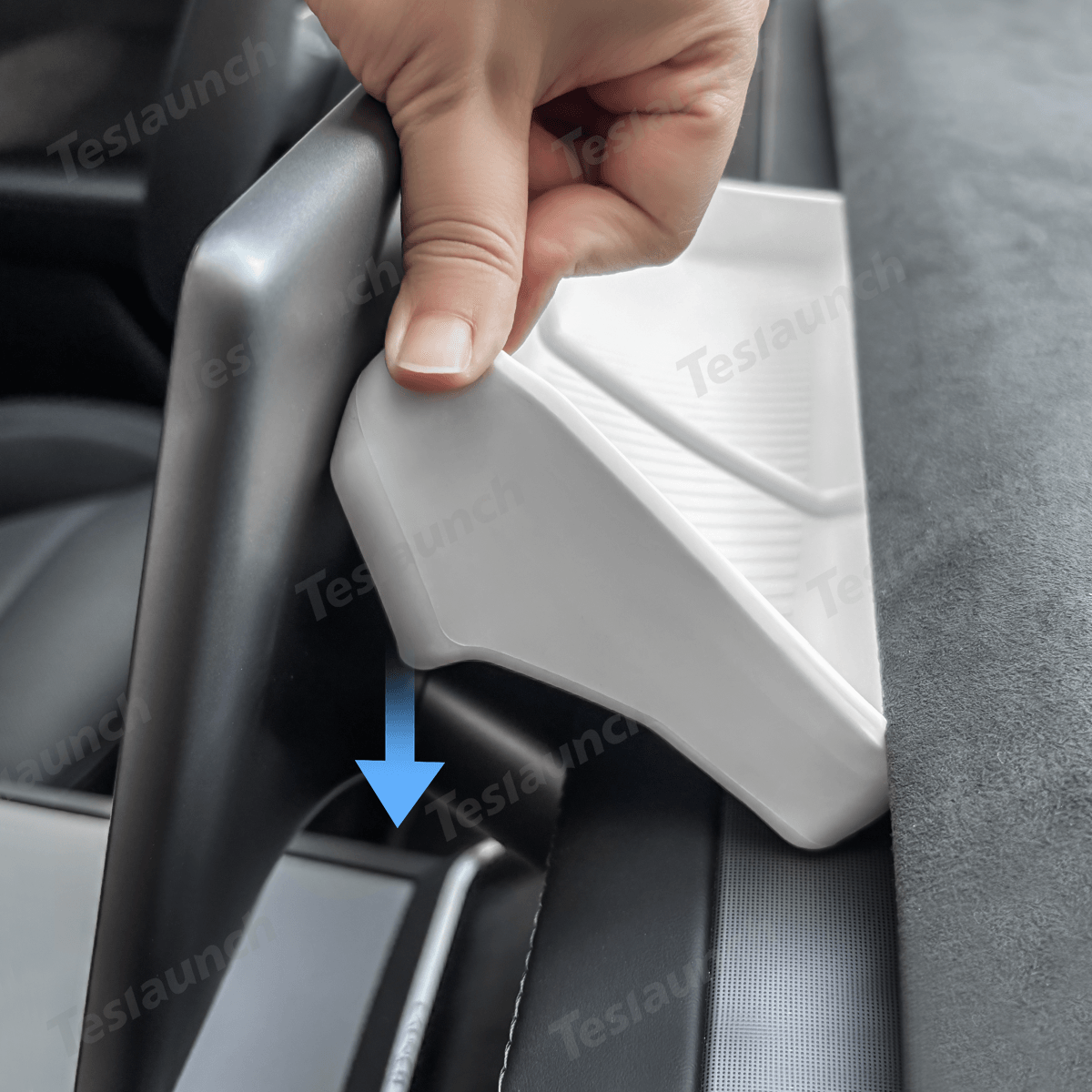 Silicone Dashboard Storage Box for Tesla Model Y Juniper 2025+ - Evooor