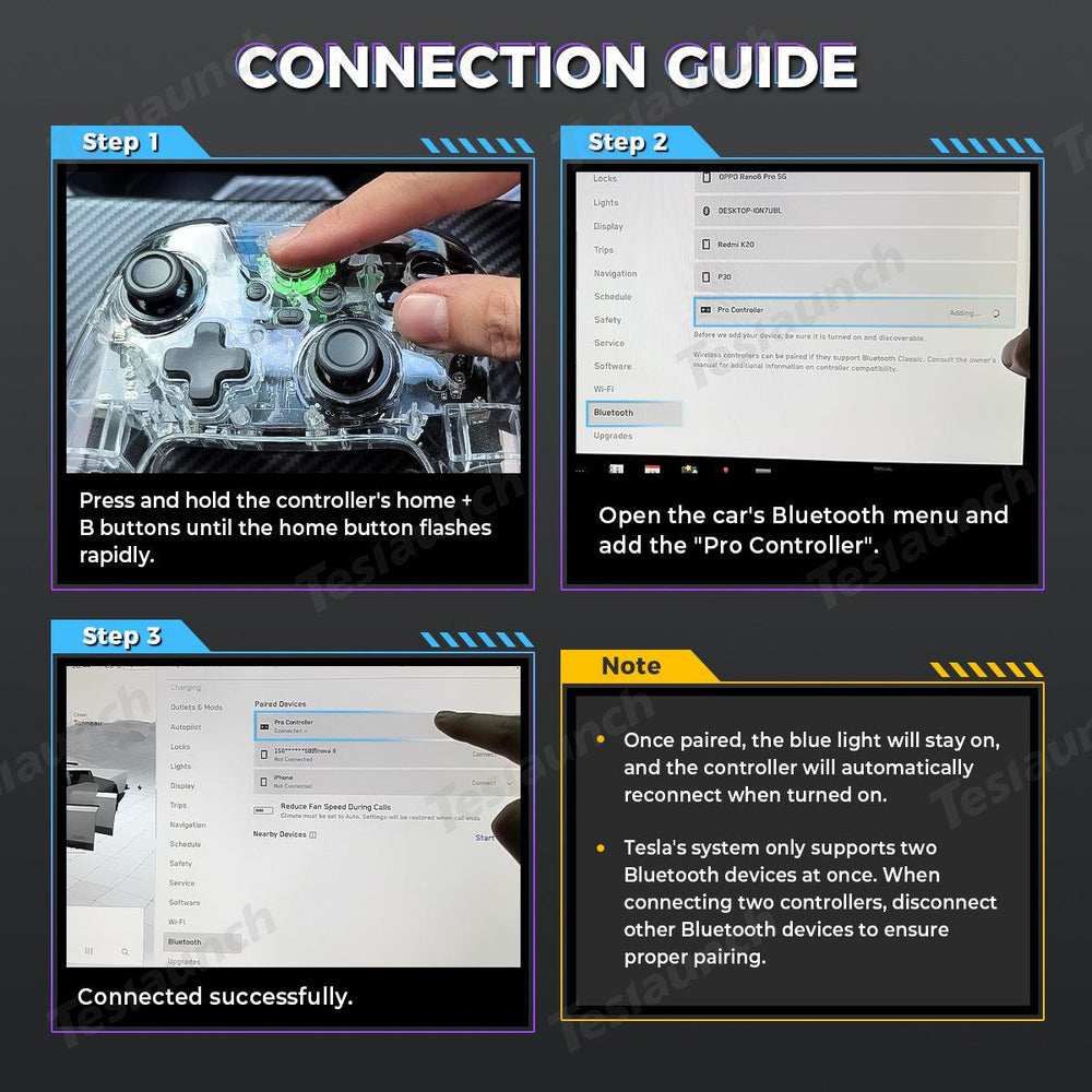 Wireless Game Controller for Tesla Cybertruck - Evooor