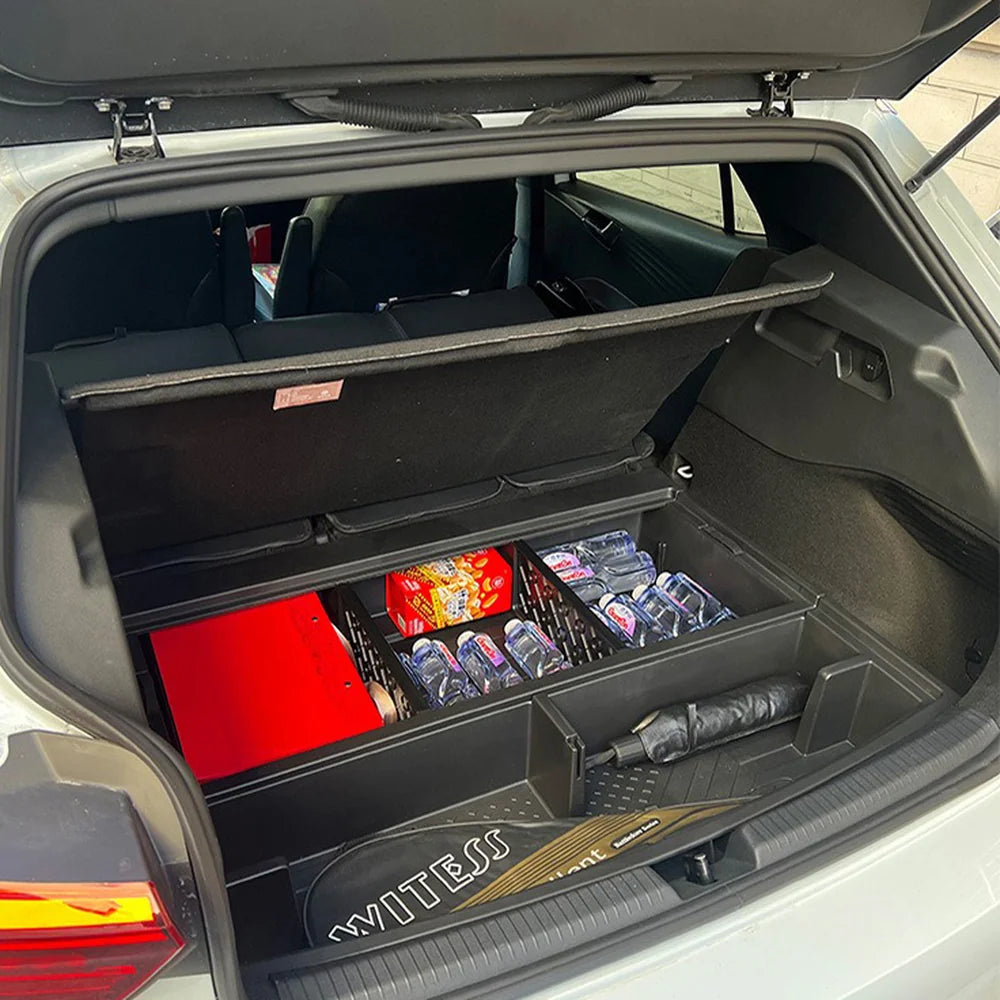PP Plastic Rear Trunk Interior Storage Box For VW ID.3 2021+ - Evooor