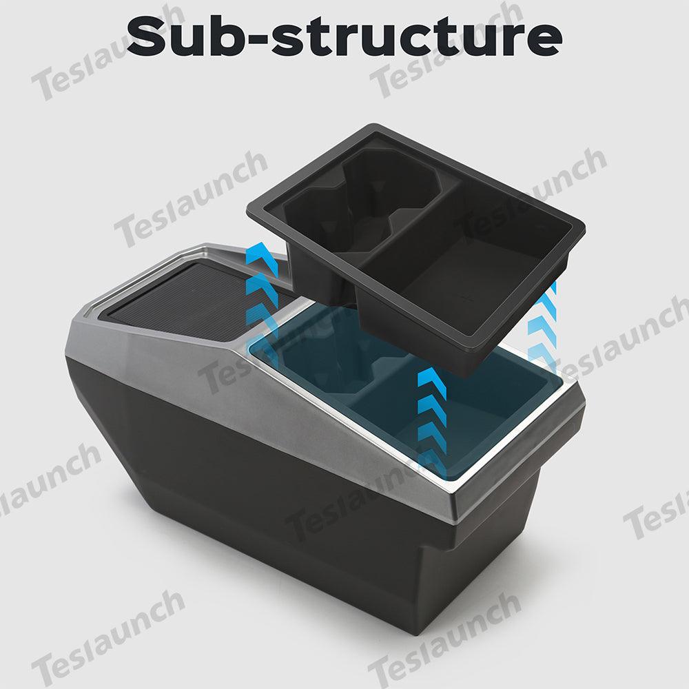 Center Console Floor Organizer for Cybertruck - Evooor