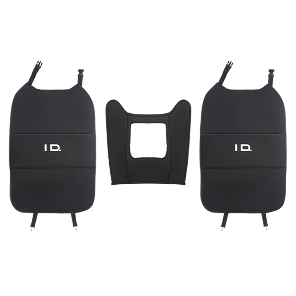 Leather Rear Seat Back Anti-Kick Mat For VW ID.4 2021-2025 - Evooor