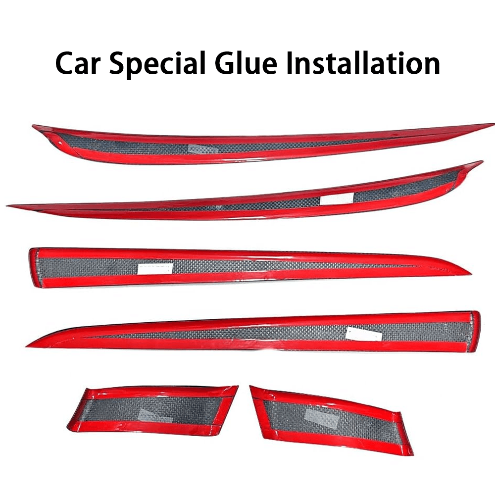 Premium Carbon Fiber Interior Door Panel Upgrade for Tesla Model S 2022 and Beyond - Evooor