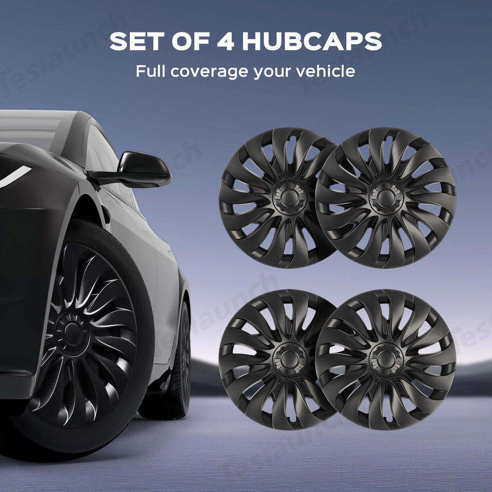 High Quality Weatherproof Wheel Hub Covers for Tesla 2024 Model 3 with 18-inch Highland Rims (Set of 4) - Evooor