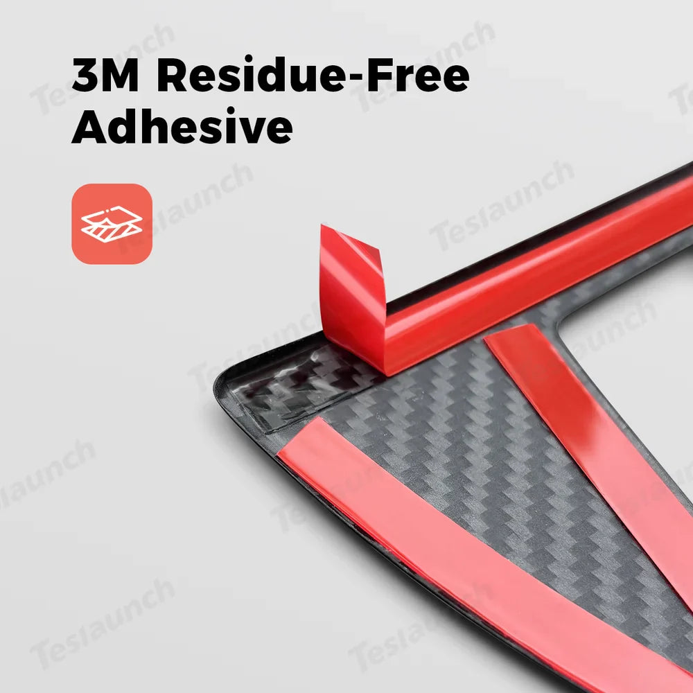 Premium Carbon Fiber Charging Port Cover for Tesla Model Y - Compatible with Juniper 2025 and Beyond - Evooor