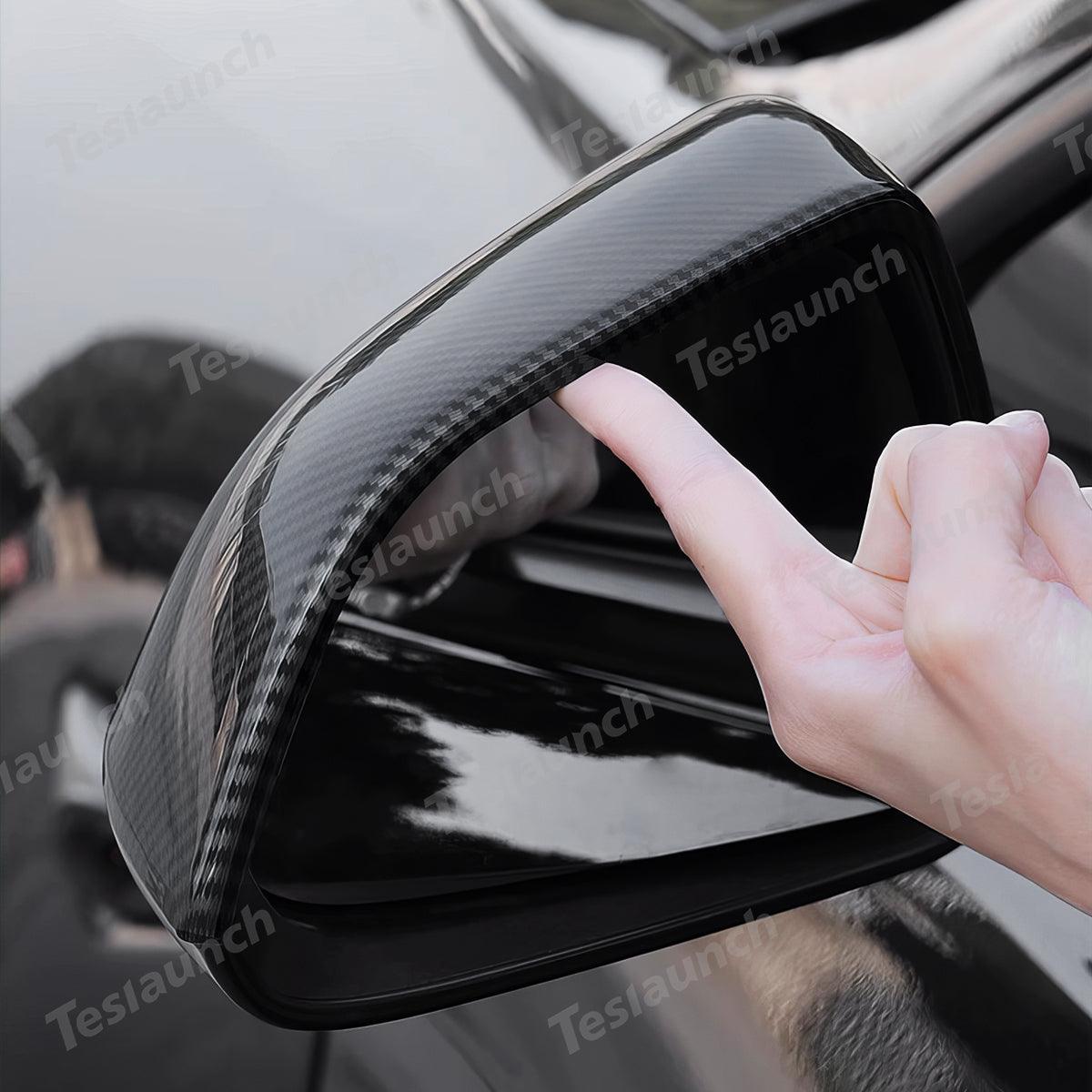Side Mirror Cover Caps – Protective & Stylish Exterior Trim for Tesla 2024 Model 3 Highland - Evooor