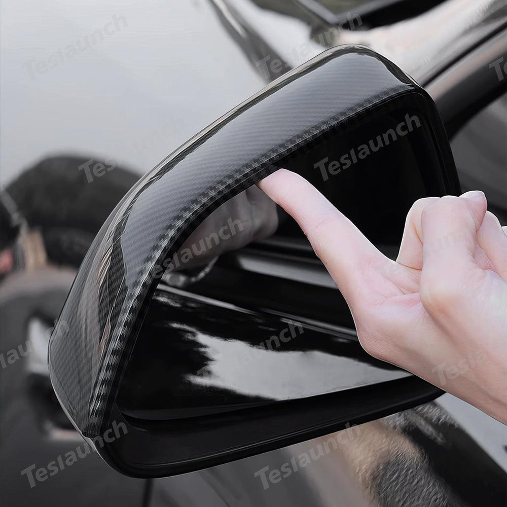 Side Mirror Cover Caps – Protective & Stylish Exterior Trim for Tesla 2024 Model 3 Highland - Evooor
