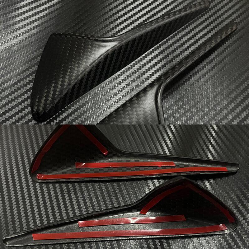 Tesla Model S/X/3/Y [Real Carbon Fiber] Turn Signal Cover(1 Pair) (2016-2023) - Evooor
