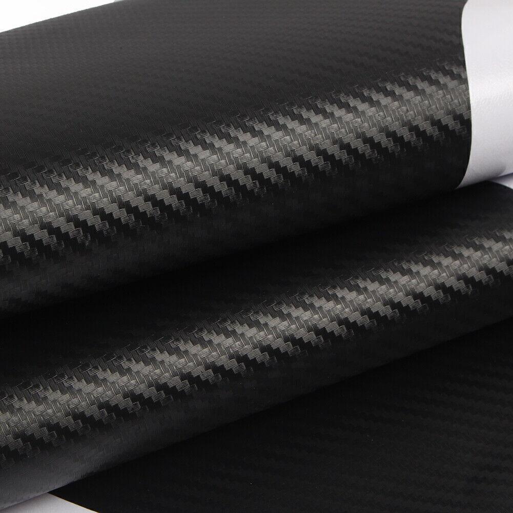 Set of 4 Carbon Fiber Door Kick Guard Stickers for Tesla Model 3/X/S (2016-2020) - Scratch and Dirt Protection - Evooor