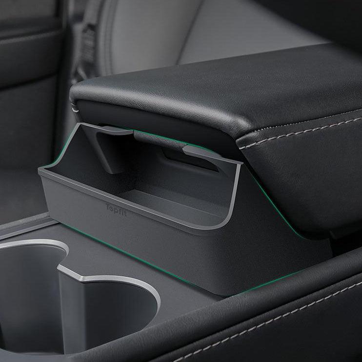 Model 3/Y Center Console Armrest Glasses Box for Tesla(2021-2023) - Evooor