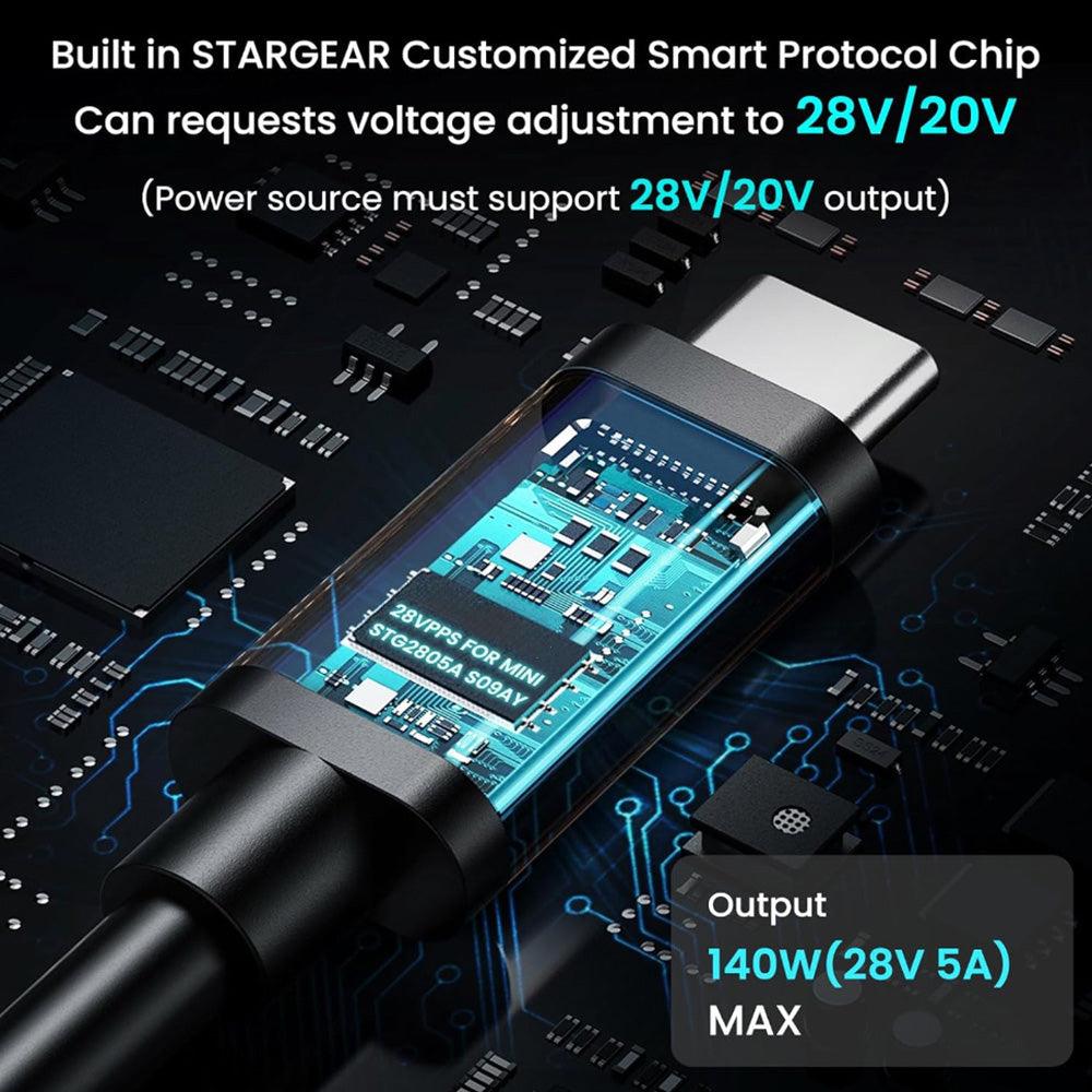 USB-C to DC Power Cable for Starlink Mini - Efficient Charging Solution for Starlink Mini with USB-C Power Input - Evooor