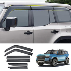 Rain Guard & Sonnenschirm Seiten fenster Deflektoren für 2024 Toyota Land Cruiser LC250/J250 (6PCS)