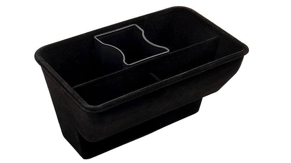 Tesla Model Y Backseat Storage Tray & Trash Can (2020-2023) - Evooor