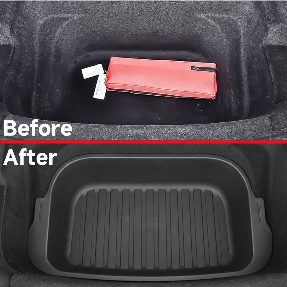 Tesla Model Y 2025+ Front and Rear Cargo Storage Organizers - Convenient Trunk Bins for Enhanced Organization - Evooor