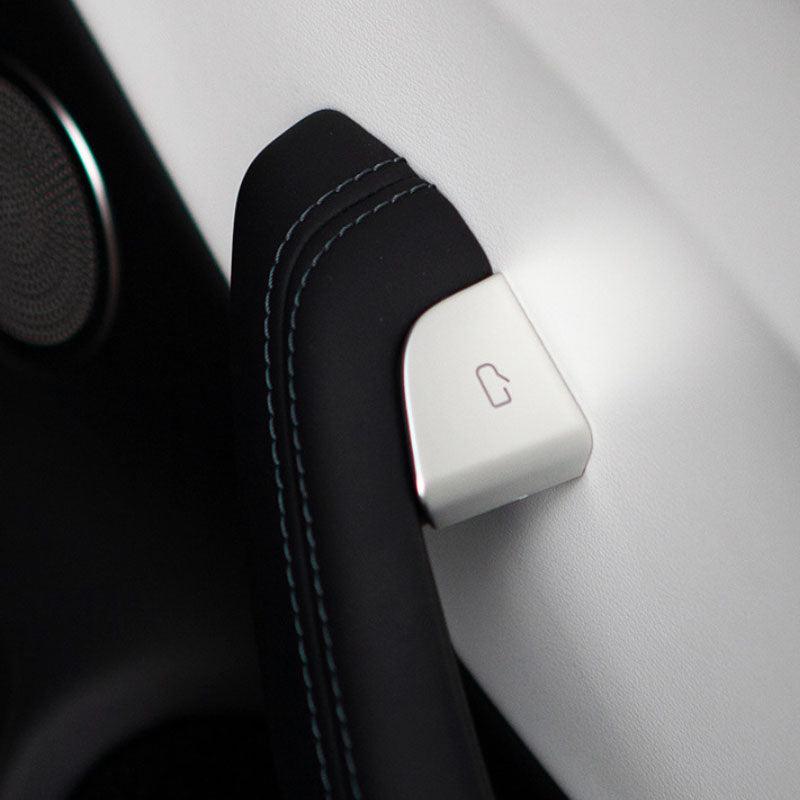 Set of 4 Protective Covers for Door Switch Buttons Compatible with 2024 Tesla Model 3 - Highland Green - Evooor